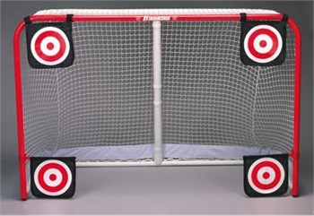 Hockey net with targets